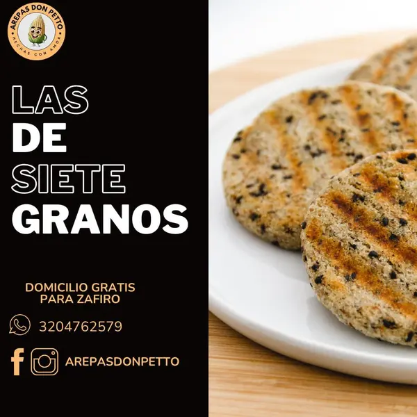 AREPAS DE 7 GRANOS